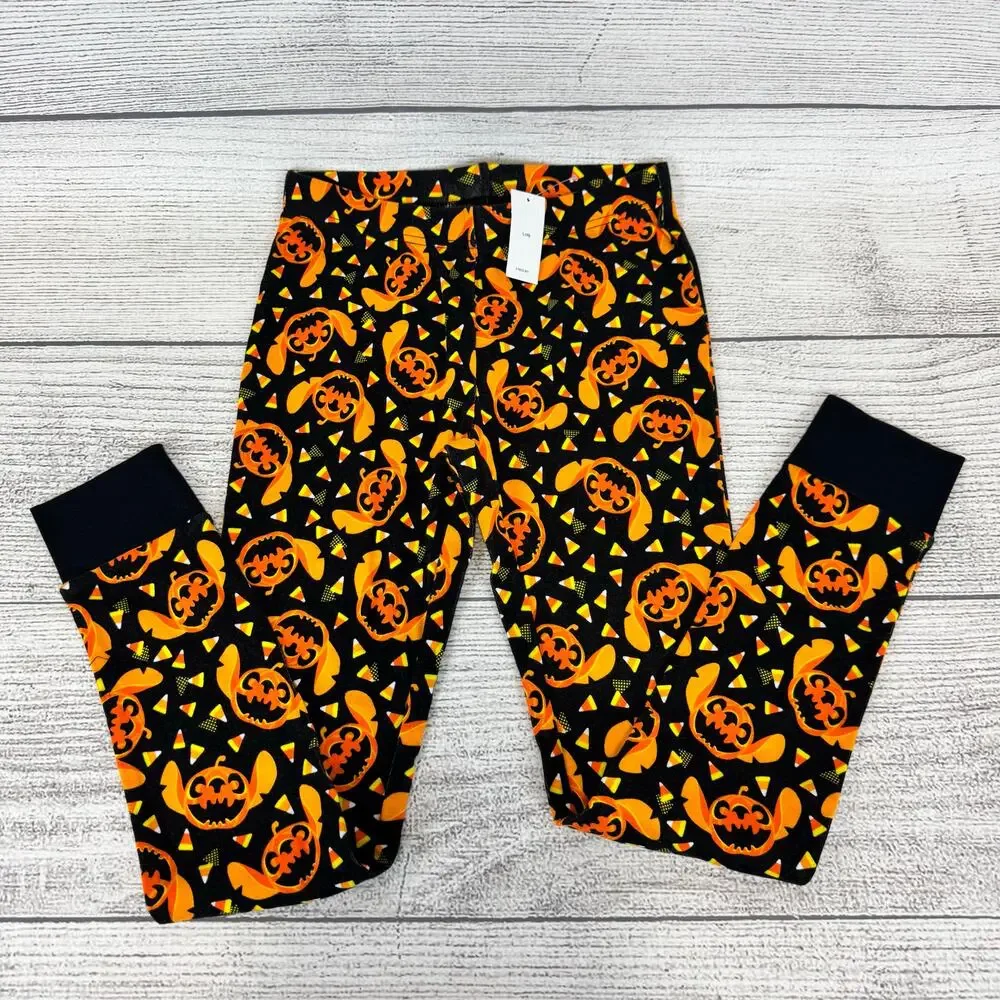 Old Navy x Disney Halloween Stitch Graphic Matching Pajama Set Size Large/10